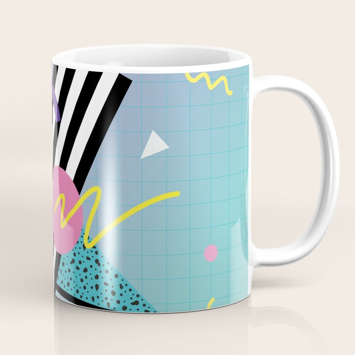 Memphis pattern 58 - 80s / 90s Retro Coffee Mug Gallery Image 1