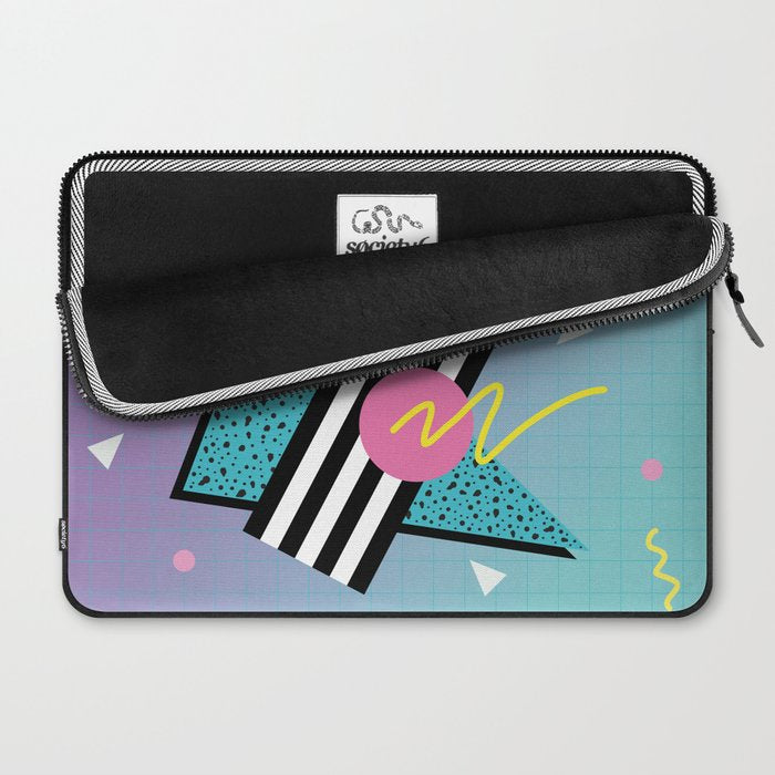 Memphis pattern 58 - 80s / 90s Retro Laptop Sleeve Gallery Image 2