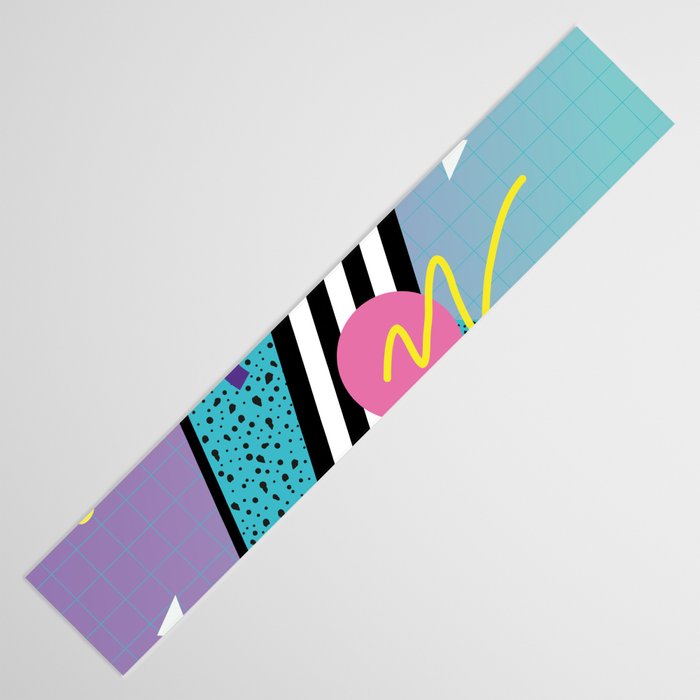 Memphis pattern 58 - 80s / 90s Retro Table Runner Gallery Image 3