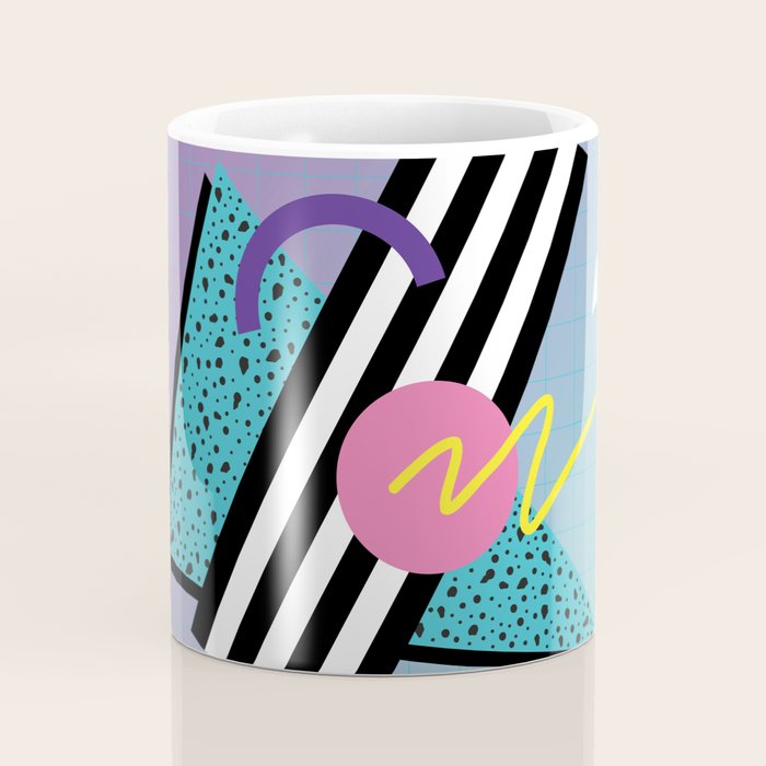 Memphis pattern 58 - 80s / 90s Retro Coffee Mug Gallery Image 4