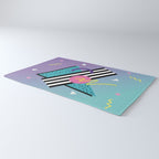 Memphis pattern 58 - 80s / 90s Retro Rug Gallery Image 3