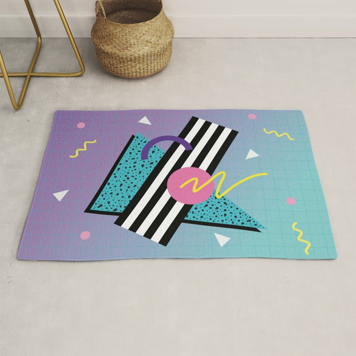 Memphis pattern 58 - 80s / 90s Retro Rug Gallery Image 1