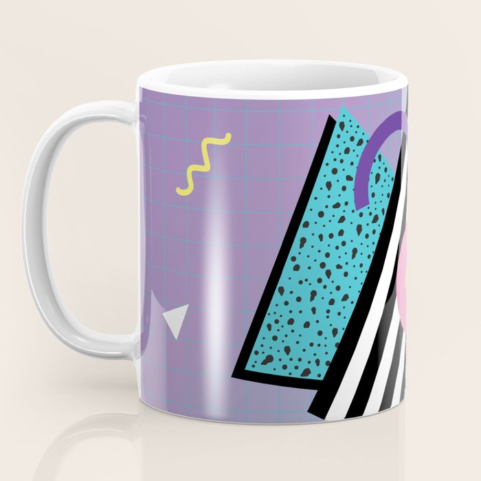 Memphis pattern 58 - 80s / 90s Retro Coffee Mug Gallery Image 3