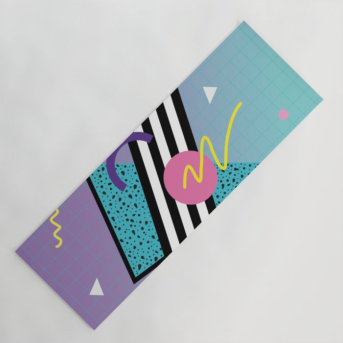 Memphis pattern 58 - 80s / 90s Retro Yoga Mat Gallery Image 1