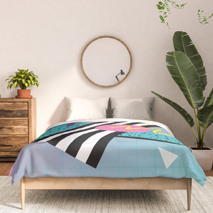 Memphis pattern 58 - 80s / 90s Retro Comforter Gallery Image 3