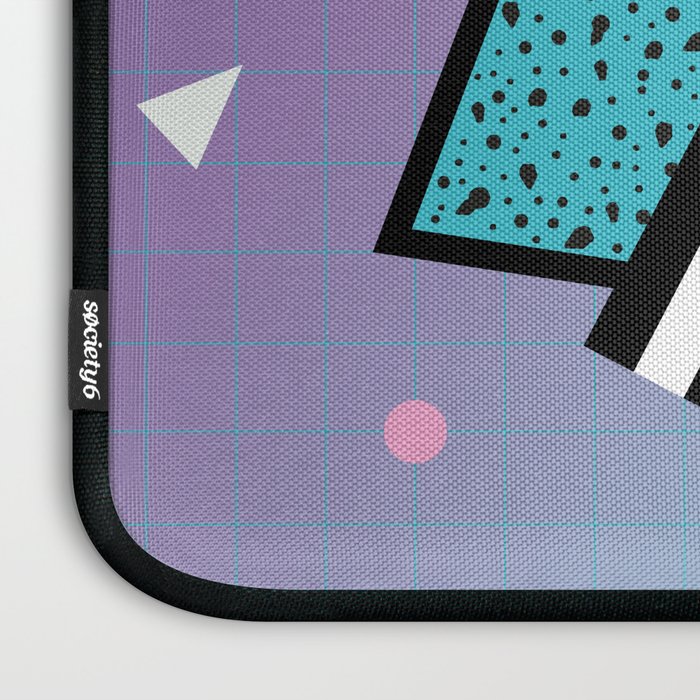 Memphis pattern 58 - 80s / 90s Retro Laptop Sleeve Gallery Image 3