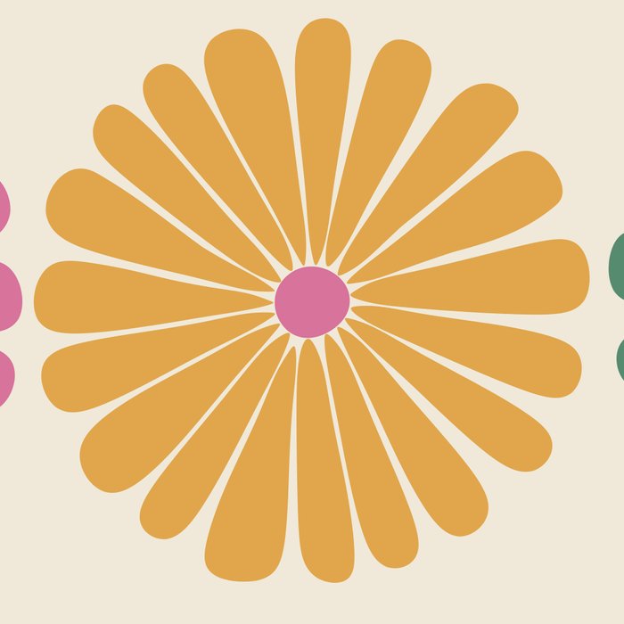 Retro Summer Daisies XI Coffee Mug Gallery Image 2