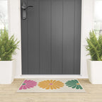 Retro Summer Daisies XI Welcome Mat Gallery Image 3