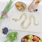 Snake Skeleton - Gold Cutting Board Gallery Image 2