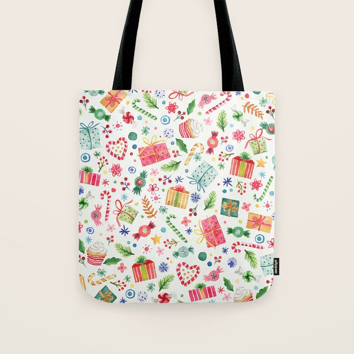 Holiday 2025 Sweets, Gifts and Candies Tote Bag Gallery Image 1