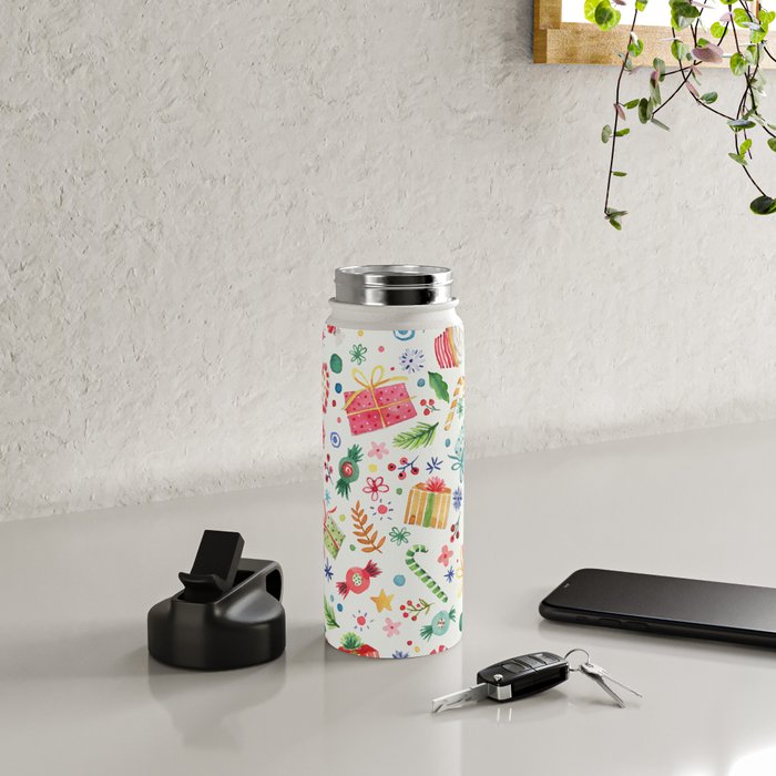 Holiday 2025 Sweets, Gifts and Candies Water Bottle Gallery Image 4