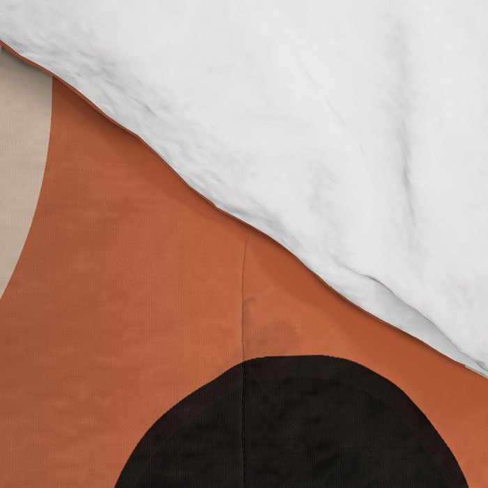Minimal Abstract Art Nude Woman 7 Comforter Gallery Image 4