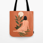 Minimal Abstract Art Nude Woman 7 Tote Bag Gallery Image 1