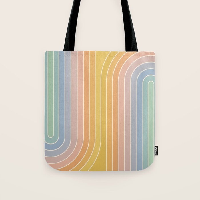 Gradient Curvature III Tote Bag Gallery Image 1