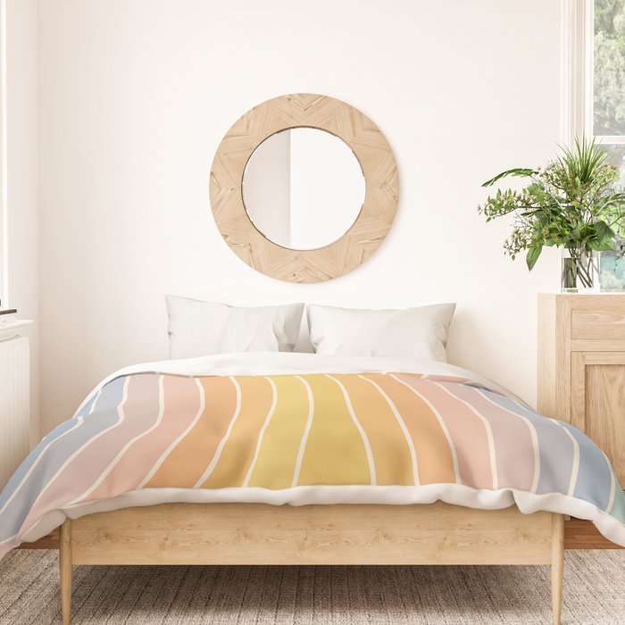 Gradient Curvature III Duvet Cover Gallery Image 3