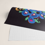 Fashionable cheetah with flowers crown portrait  Wrapping Paper Gallery Image 2