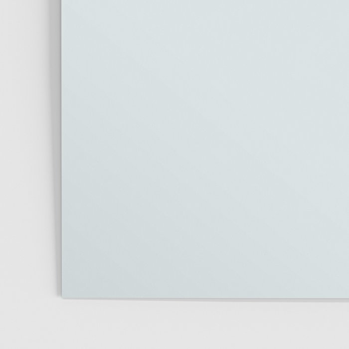 Pale Ice Blue Solid Color Poster Gallery Image 3