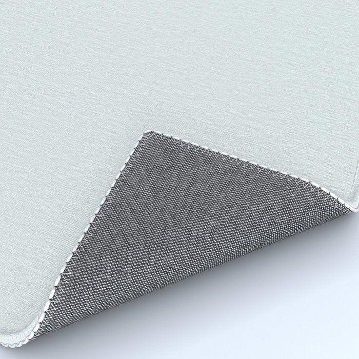 Pale Ice Blue Solid Color Rug Gallery Image 4