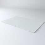Pale Ice Blue Solid Color Rug Gallery Image 3