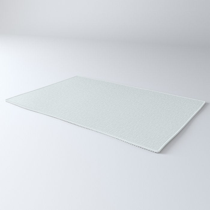 Pale Ice Blue Solid Color Rug Gallery Image 3