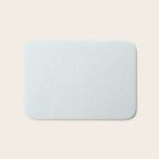 Pale Ice Blue Solid Color Bath Mat Gallery Image 1