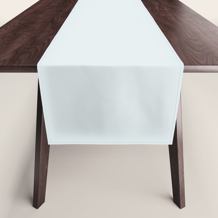 Pale Ice Blue Solid Color Table Runner Gallery Image 1