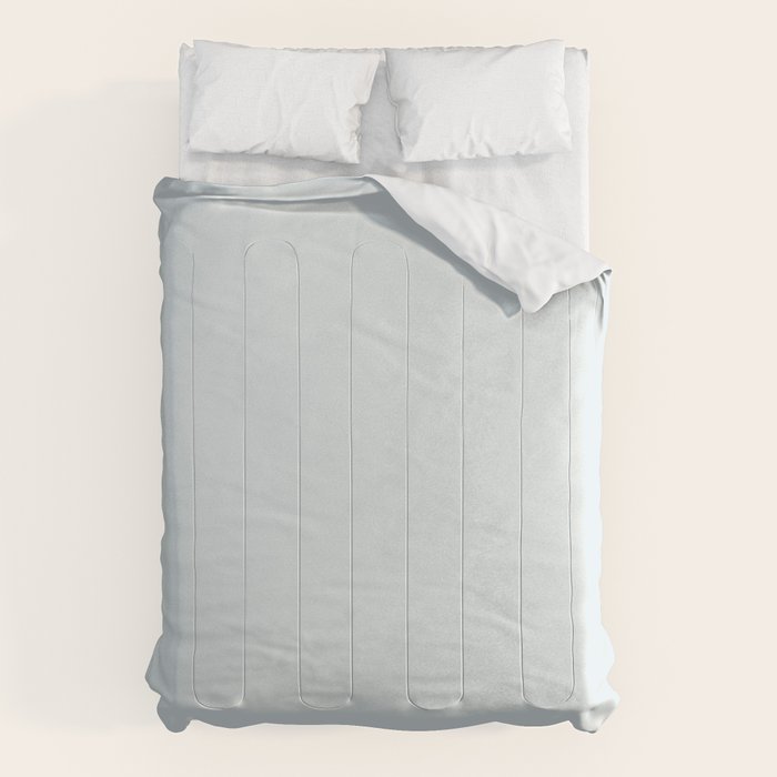 Pale Ice Blue Solid Color Comforter Gallery Image 6