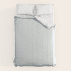 Pale Ice Blue Solid Color Comforter Gallery Image 6