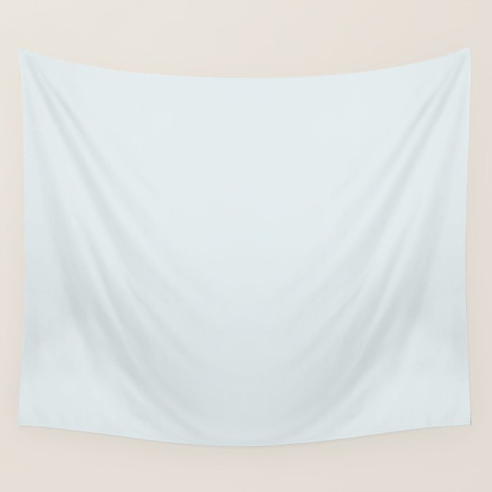 Pale Ice Blue Solid Color Wall Tapestry Gallery Image 4