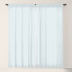 Pale Ice Blue Solid Color Window Curtain Gallery Image 5