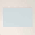 Pale Ice Blue Solid Color Welcome Mat Gallery Image 1