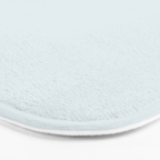 Pale Ice Blue Solid Color Bath Mat Gallery Image 3