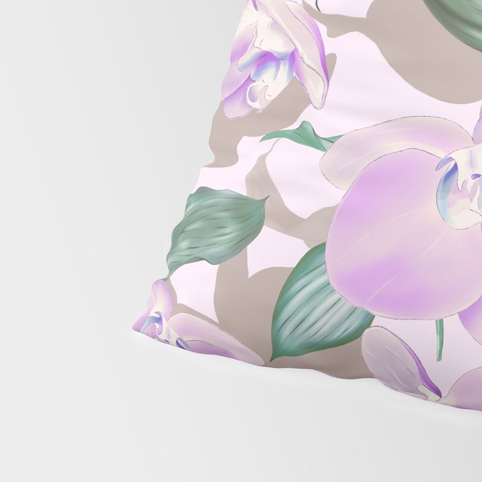 Lovely lilac exotic flowers L Pillow Sham Gallery Image 4