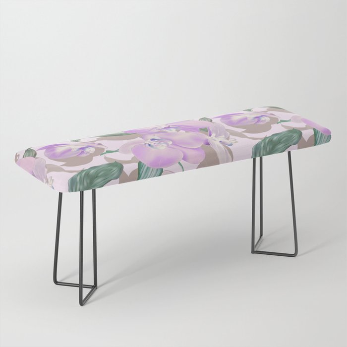 Lovely lilac exotic flowers L Bench Gallery Image 1