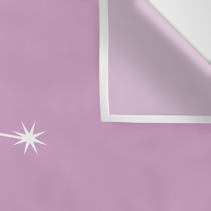 Gemini Zodiac Star Constellation Line Art Pastel Lilac Wall Tapestry Gallery Image 3