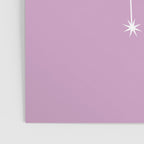 Gemini Zodiac Star Constellation Line Art Pastel Lilac Poster Gallery Image 3