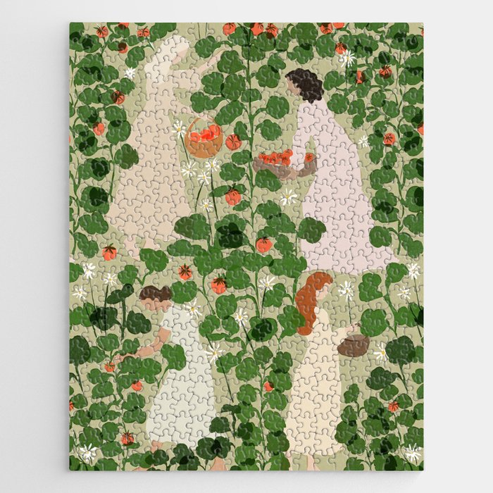 Tomato Girl Summer (BEIGE) Jigsaw Puzzle Gallery Image 1