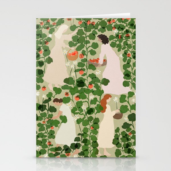 Tomato Girl Summer (BEIGE) Stationery Card Gallery Image 2