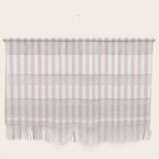 Pastel Pink & White Simple Stripe Wall Hanging Gallery Image 1