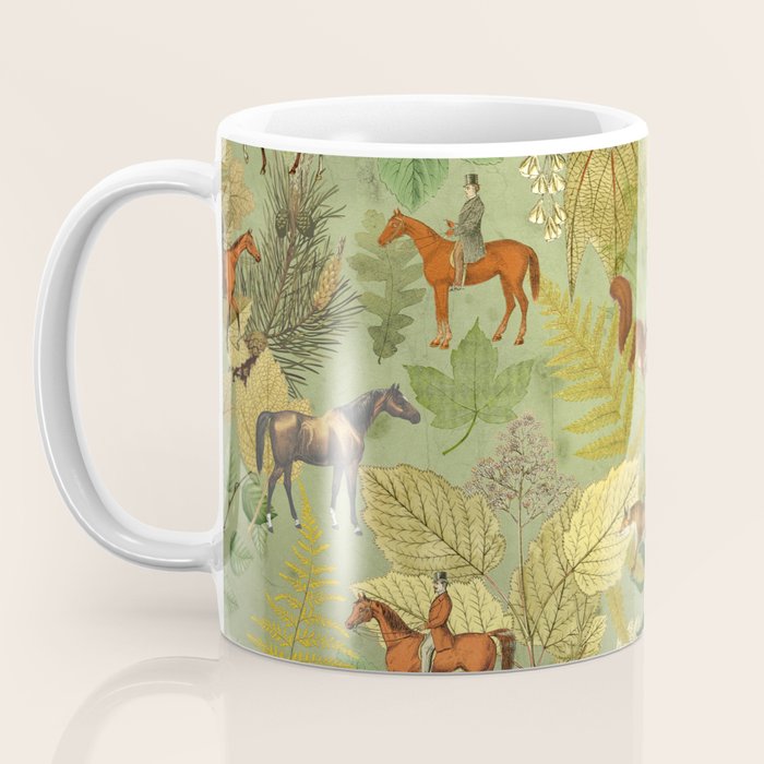 Horseback Riding In The Woods Coffee Mug Gallery Image 3