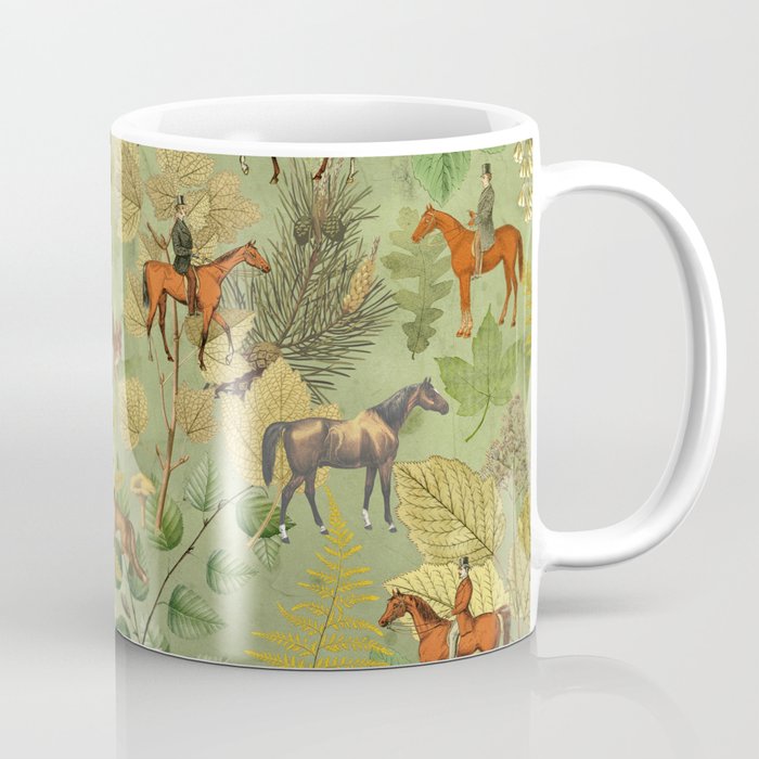 Horseback Riding In The Woods Coffee Mug Gallery Image 1