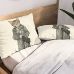 Kitten Dressed as Cat Pillow Sham Gallery Image 2