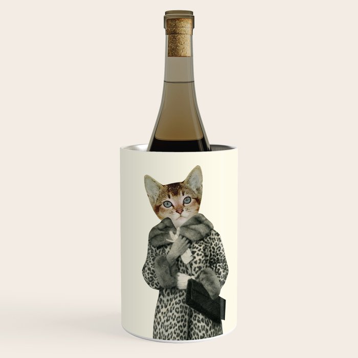 Kitten Dressed as Cat Wine Chiller Gallery Image 1