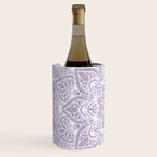 Boho, Mandala, Flower, Purple Wine Chiller Gallery Image 2