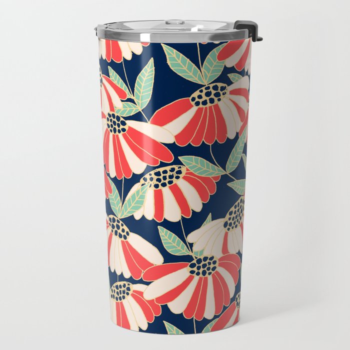 Botany pattern Travel Mug Gallery Image 2