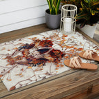 Delicate Skull Outdoor Rug Gallery Image 2