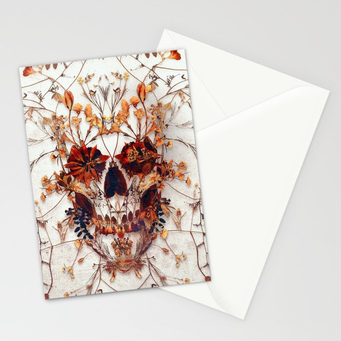 Delicate Skull Stationery Card Gallery Image 2