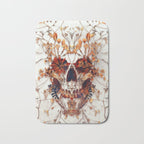 Delicate Skull Bath Mat Gallery Image 1