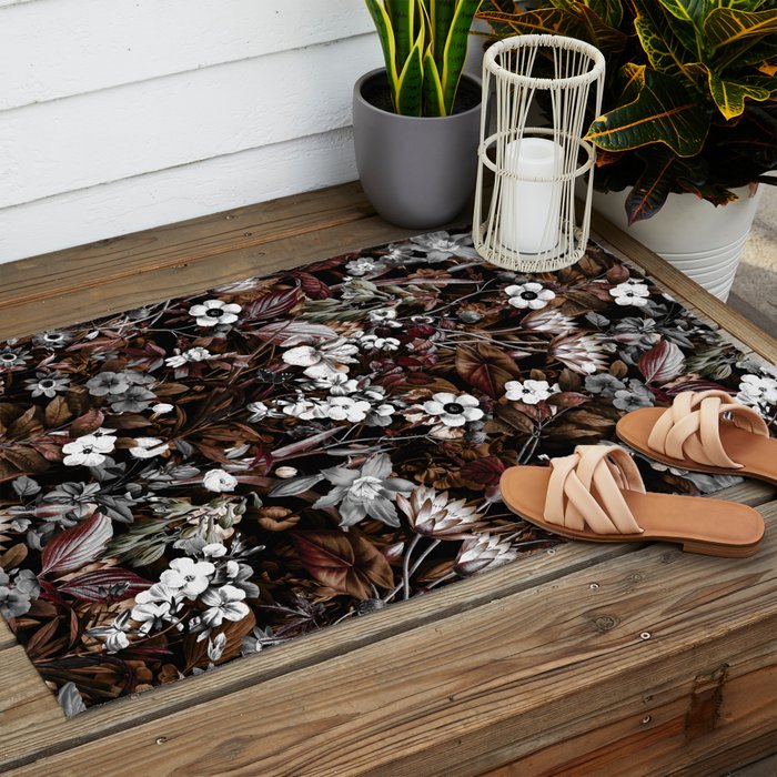 NIGHT GARDEN XXIV Outdoor Rug Gallery Image 2