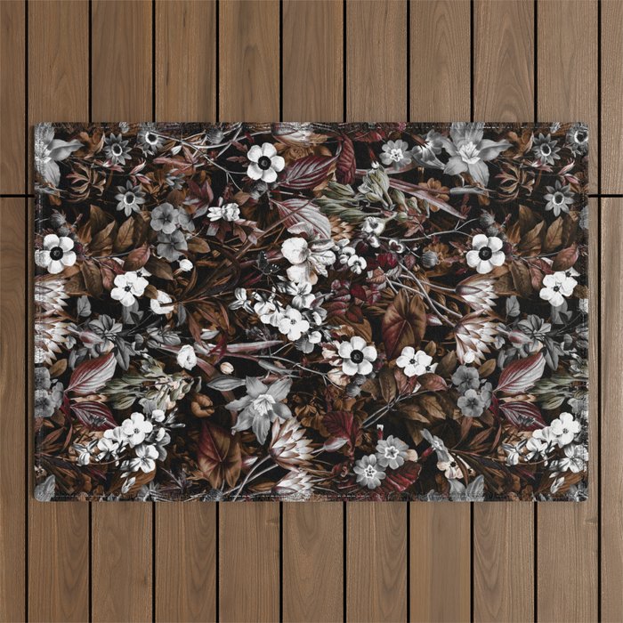 NIGHT GARDEN XXIV Outdoor Rug Gallery Image 1